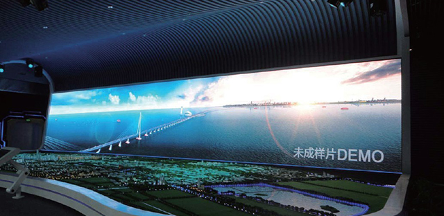 江蘇南通國(guó)際城市館展館P5室內(nèi)全彩LED顯示屏由上海智彩科技設(shè)計(jì)、安裝